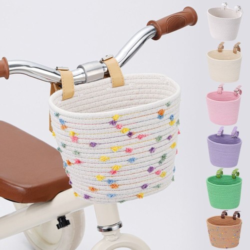 Kids bike basket - bike, rope